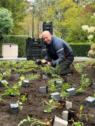 Sammy Deburggraeve is tuinarchitect van natuurtuinen